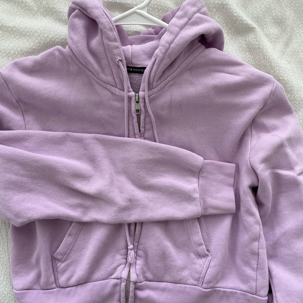 BRANDY MELVILLE - cropped zip up